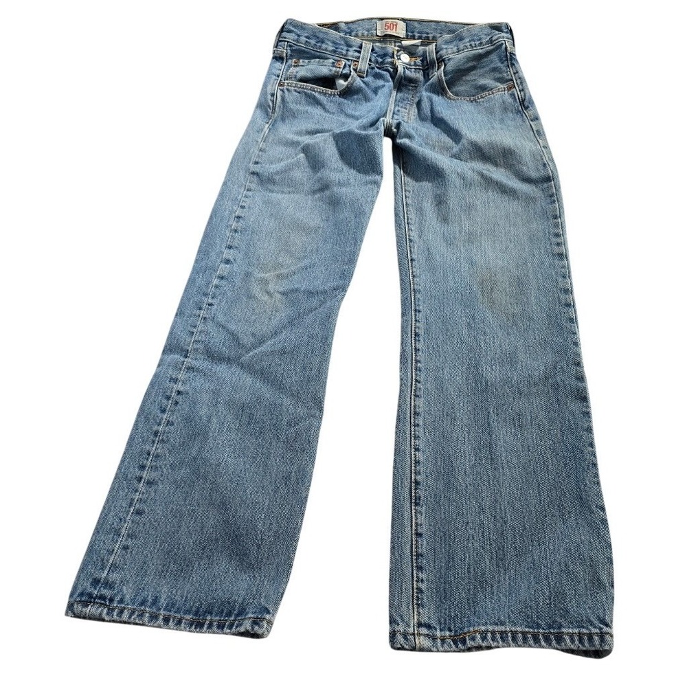 Levis 501 Original Straight Leg vntg Jeans Mens 32x29 Button Fly 100 Cotton.659‎